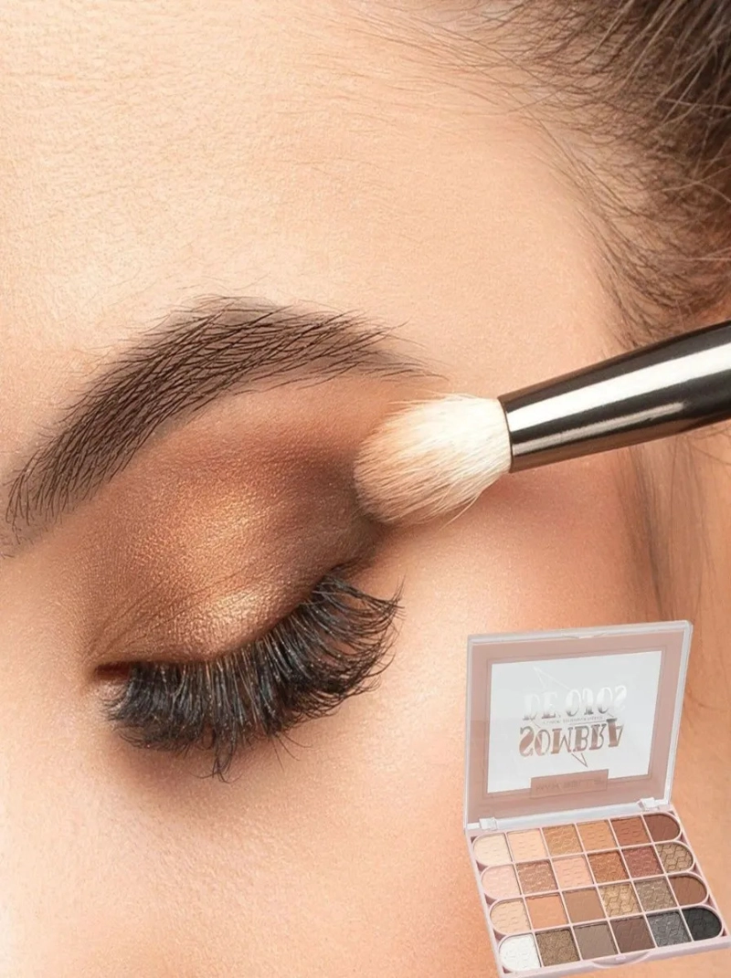 SOMBRA DE OJOS MATE SATINADO BRILLANTE MAQUILLAJE LAU - 2