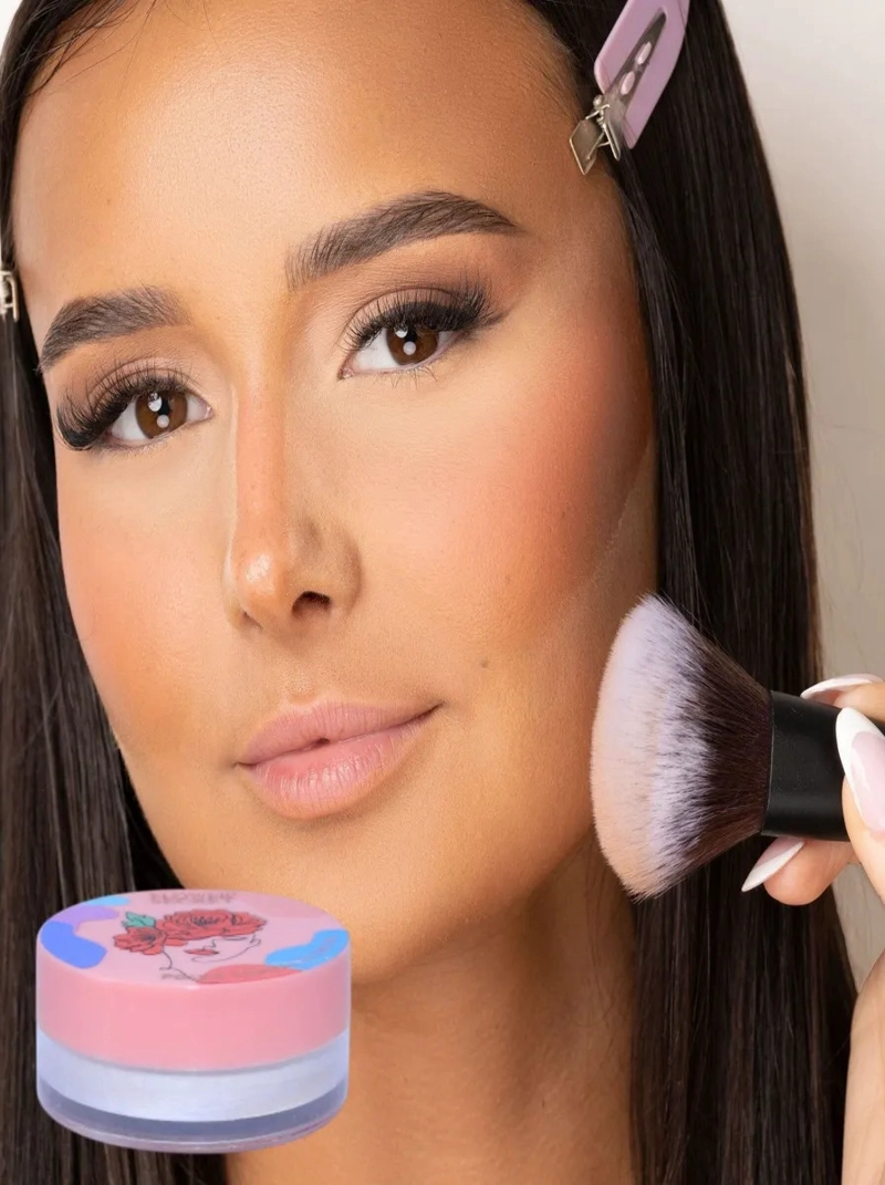 PACK 3 POLVOS COMPACTO FACIAL TRASLUCIDO MAQUILLAJE LAU - 7
