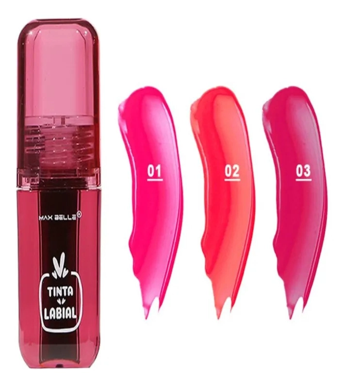 PACK 3 TINTA DE LABIOS LIP TINT COLOR MAQUILLAJE LAU - 3