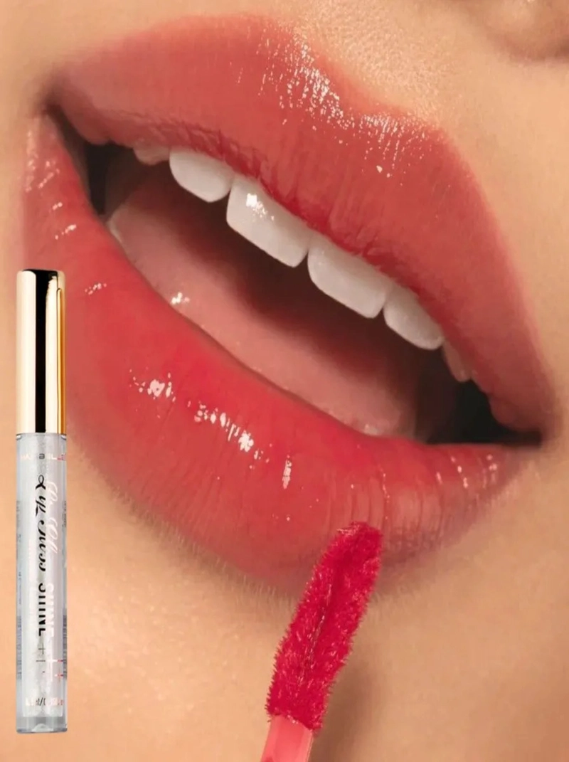 PACK 3 BRILLOS LABIALES SHINE GLOSS BRILLANTE MAQUILLAJE LAU - 2