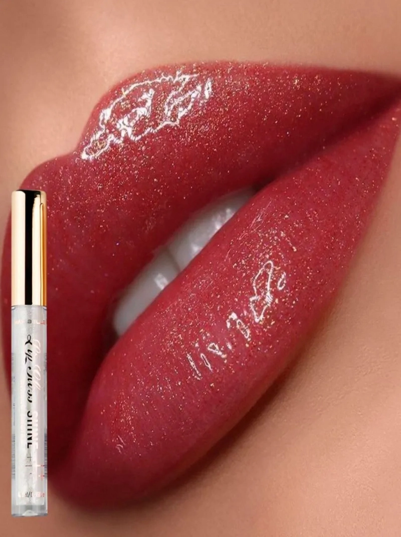 PACK 3 BRILLOS LABIALES SHINE GLOSS BRILLANTE MAQUILLAJE LAU - 8