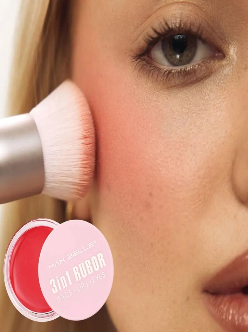 PACK 2 RUBOR CREMOSOS BLUSH MULTIUSOS BELLEZA LAU - 5