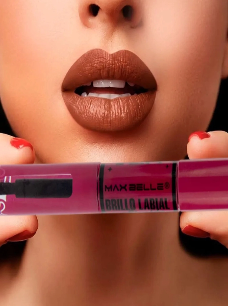 PACK 4 LABIAL MATE DUAL 2EN1 GLOSS BRILLANTE MAQUILLAJE LAU - 2