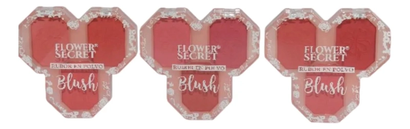 PAQ 24 RUBORES POLVO MAQUILLAJE EFECTO SEDOSO LUZ ALJ - 2