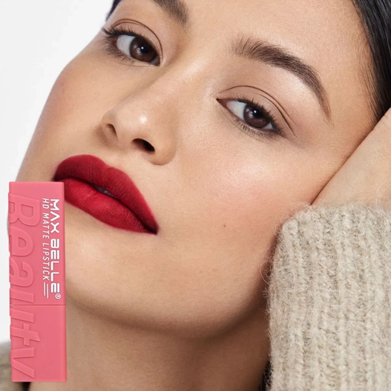 SET 2 LABIALES BARRA TONO VIBRANTE ACABADO ATERCIOPELADO ALJ - 10