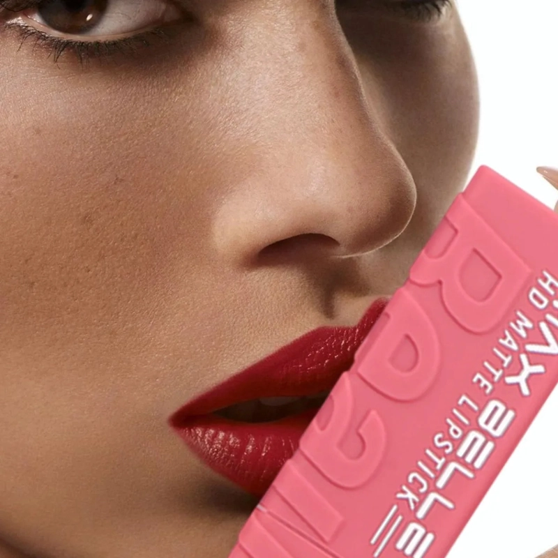SET 2 LABIALES BARRA TONO VIBRANTE ACABADO ATERCIOPELADO ALJ - 7