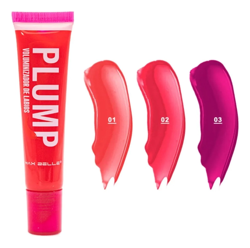 SET 3 BRILLOS LABIALES VOLUMINIZADORES AJI COLOR GLAM ALJ - 2