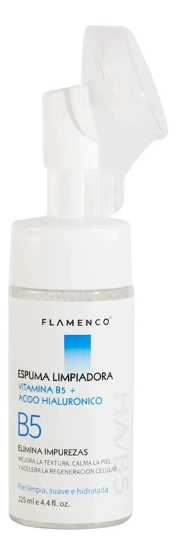 ESPUMA LIMPIADORA FACIAL VITAMINA B5 ACIDO HIALURONICO LAU - 1
