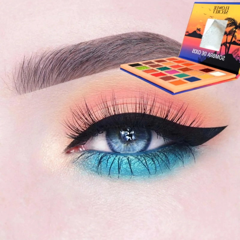 PALETA DE SOMBRAS 24 COLORES ACABADOS MATE BRILLANTES MV - 7