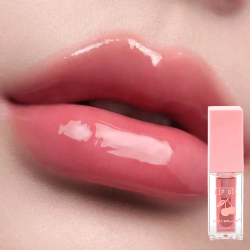 SET 2 ACEITE LABIOS CHERRY BRILLO RADIANTE HIDRATACION MV - 8