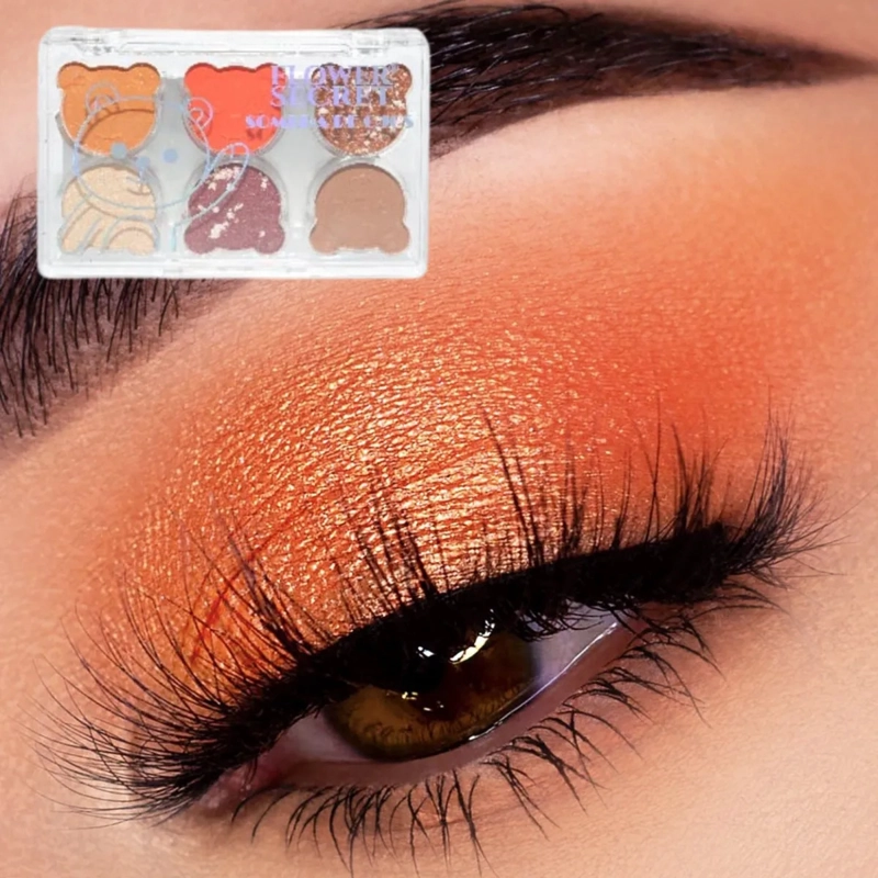 PAQUETE 24 PALETAS SOMBRAS OJOS 6 COLORES ESTE TICA OSITOS MV - 5
