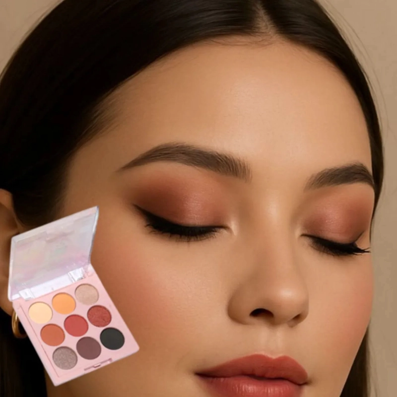 PAQUETE 24 PALETAS SOMBRAS 9 COLORES ALTA PIGMENTACION MV - 5