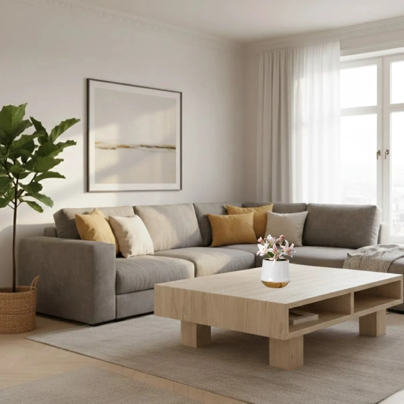 MACETA ELEGANTE DECORATIVA PLANTA INTERIOR OFICINA ALJ - 5