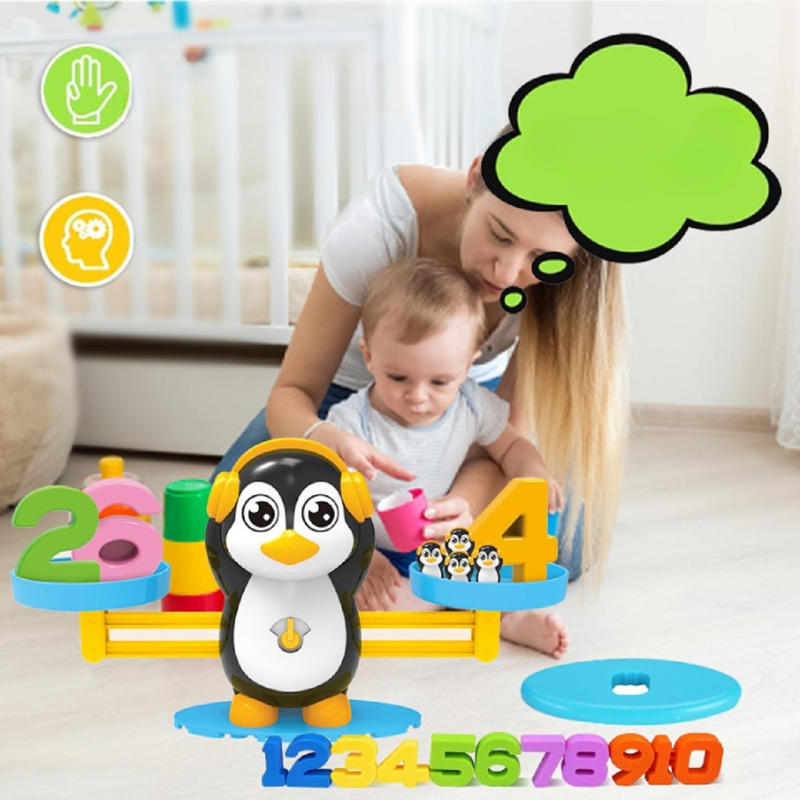 JUGUETE BALANZA BFT MULTICOLOR EQUILIBRIO APRENDIZAJE MATEMATICAS LAU - 4
