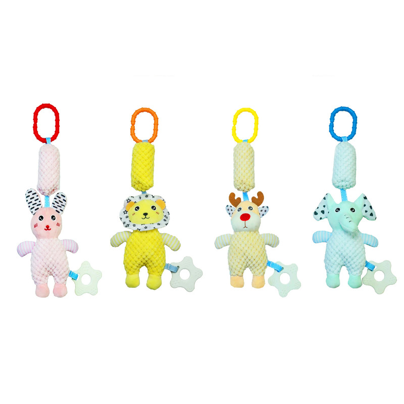 SET BFT 2 SONAJERO COCHE CUNA SENSORIAL PELUCHE BEBE LAU - 4