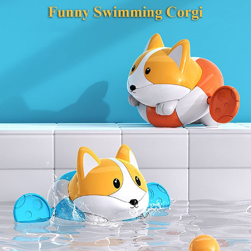 SET BFT 3 JUGUETES BAÑO AGUA DISEÑO PERRO CORYI NIÑOS LAU - 6
