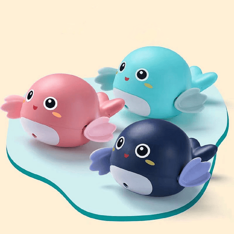 SET A95X MULTICOLOR 6 JUGUETE BALLENA FLOTANTE PISCINA BAÑERA NIÑOS LAU - 9