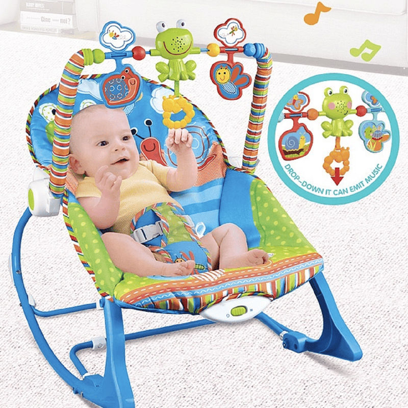 SILLA MECEDORA A95X VIBRACION 3EN1 MUSICAL RELAJANTE BEBÉS LAU - 8