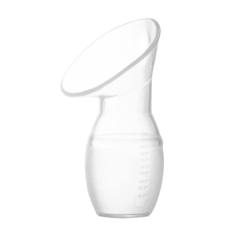 SET 4 EXTRACTOR LECHE SILICONA MANUAL MAMAS BEBES LAU - 2