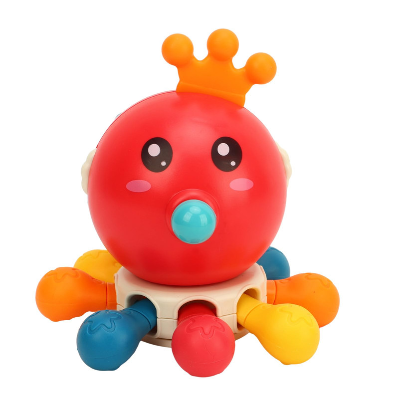 Pulpo Bailarín Robótico Con Sensor | Juguete Interactivo De Montaje DIY | Sonido, Luz Y Movimiento | 8 Patas Con Evasión De Obstáculos
