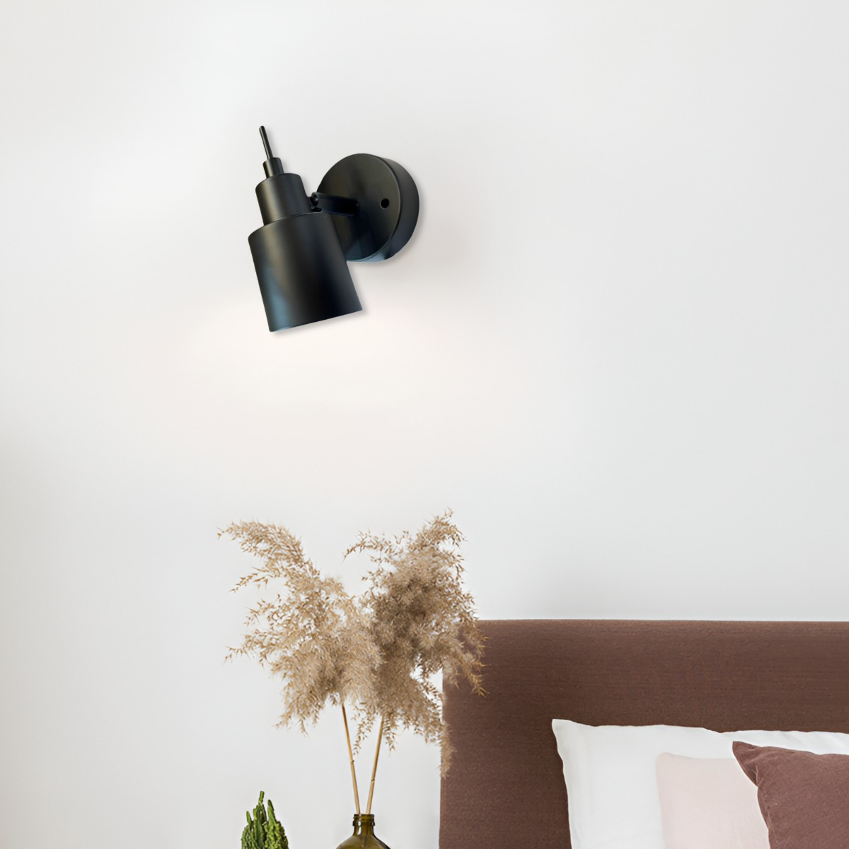 Lámpara De Pared De Cristal Moderna Con Cuentas Octogonales - Aplique Plateado Para Bombilla E27, Ideal Para Pasillo Y Dormitorio