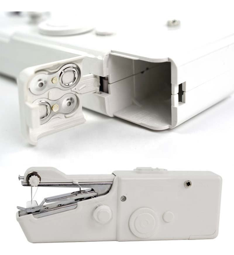 MÁQUINA COSER MINI PORTÁTIL MANO REPARAR TELA HOGAR JHN - 5