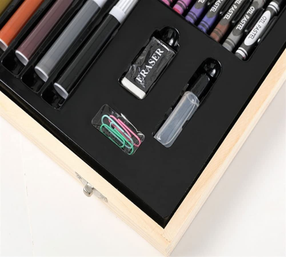 KIT DIBUJO LÁPICES CRAYONES PINTURA ACCESORIO 180 PIEZAS JHN - 7