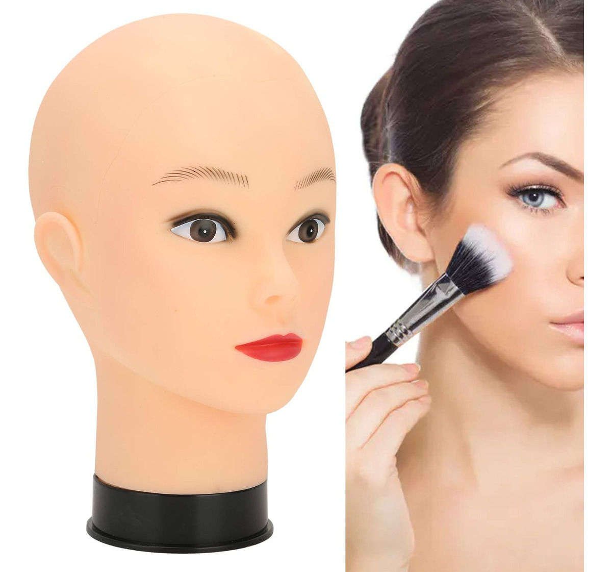 CABEZA MANIQUÍ PROFESIONAL COSMETOLOGÍA PRÁCTICA JHN - 3