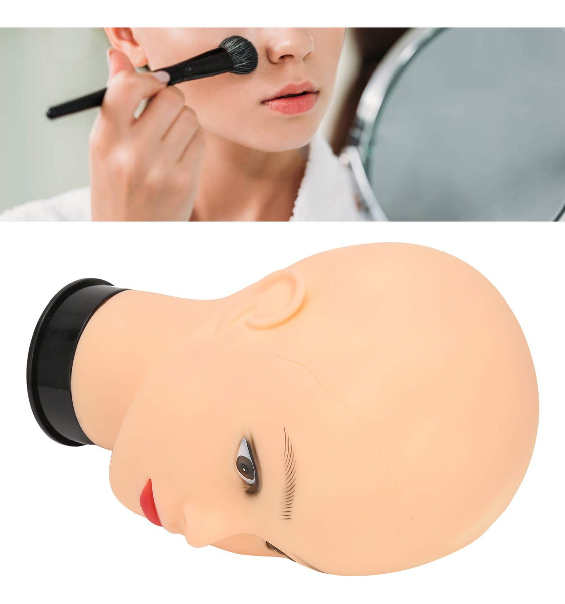 CABEZA MANIQUÍ PROFESIONAL COSMETOLOGÍA PRÁCTICA JHN - 4