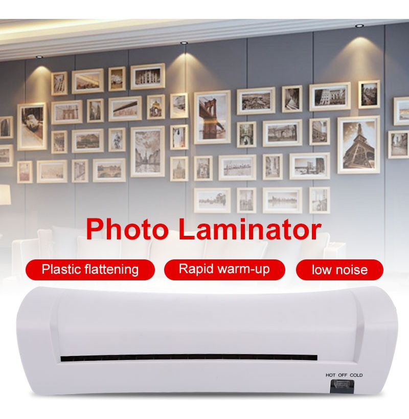 MÁQUINA LAMINADORA TÉRMICA A4 FRIO CALIENTE JHN - 7