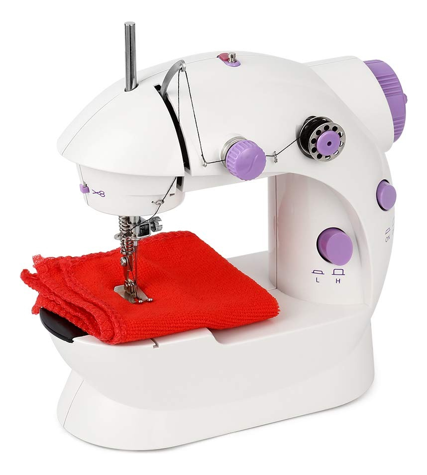 MINI MÁQUINA COSER PRINCIPIANTES NIÑOS PORTÁTIL HOGAR JHN - 5