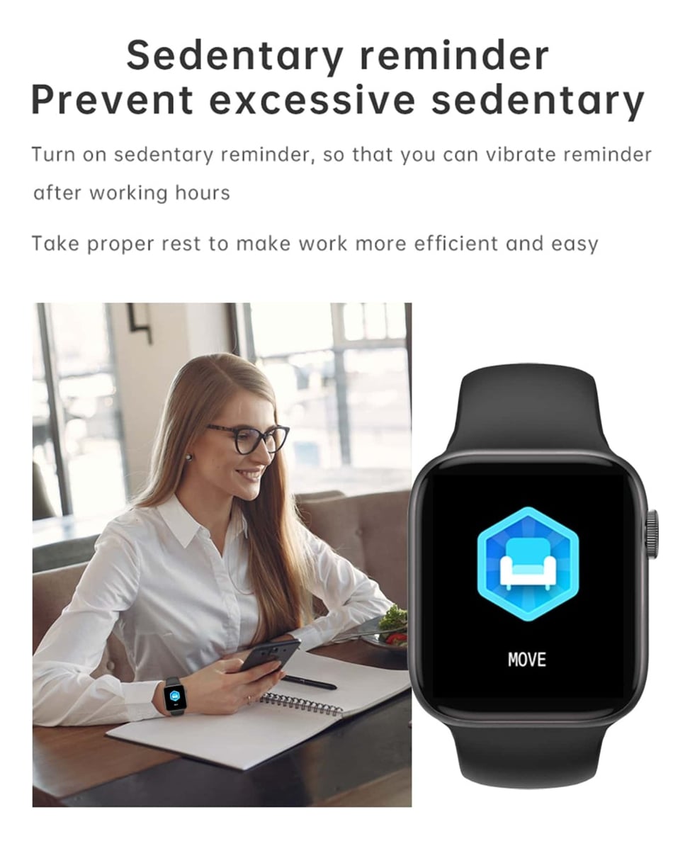 RELOJ SMARTWATCH BLUETOOTH MSJ LLAMADAS TÁCTIL FITNESS JHN - 5
