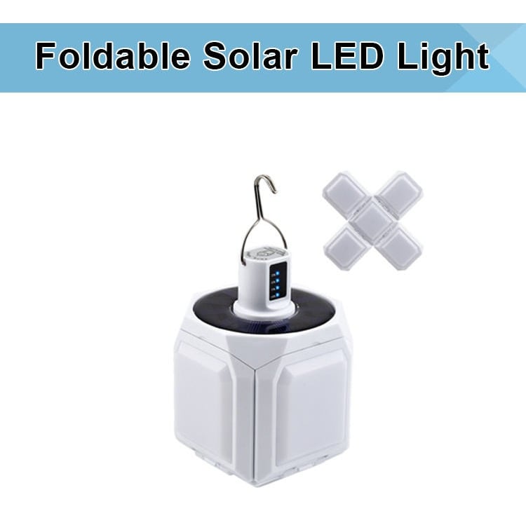 LÁMPARA LED LUZ RECARGABLE USB ACAMPAR GANCHO PORTÁTIL JHN - 2