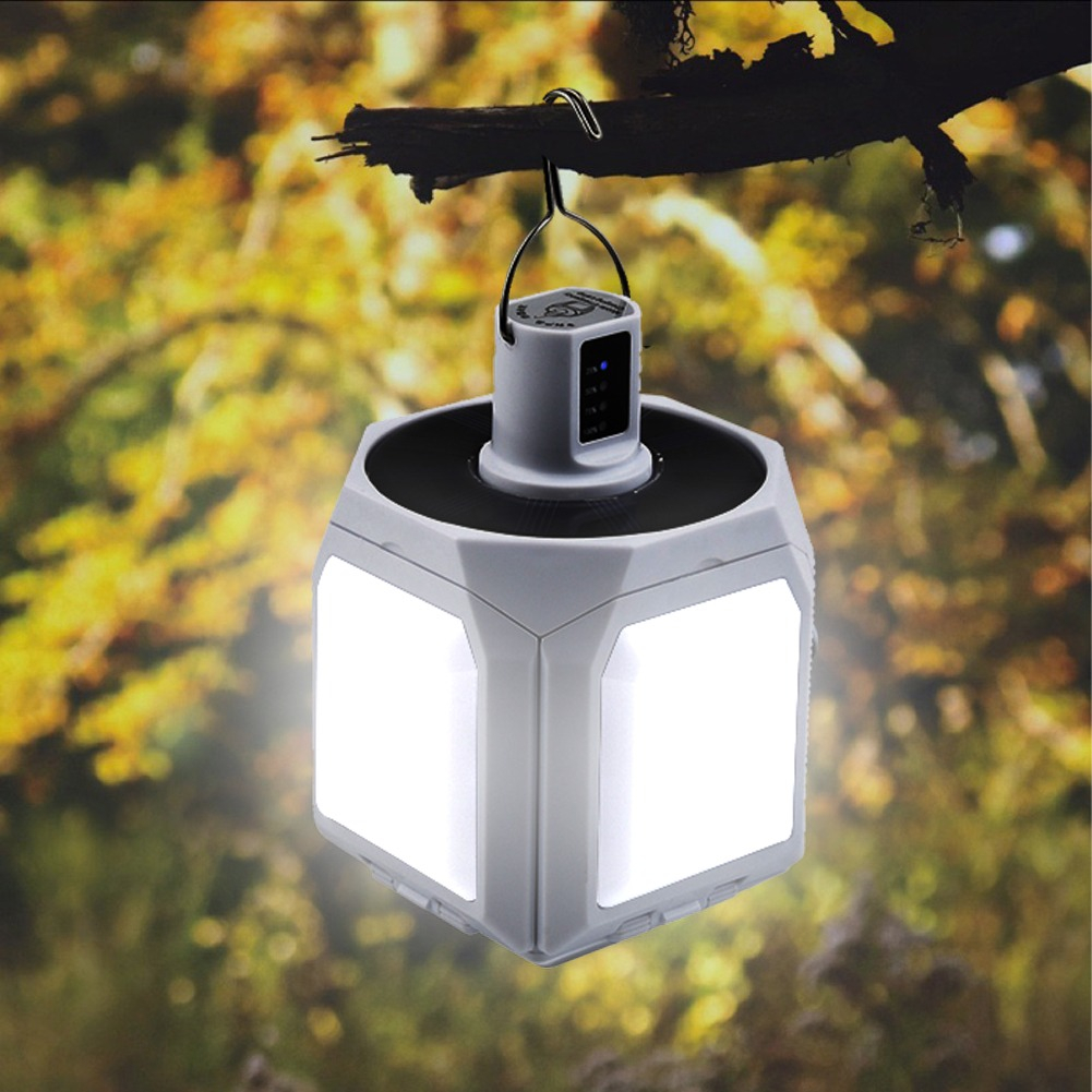 LÁMPARA LED LUZ RECARGABLE USB ACAMPAR GANCHO PORTÁTIL JHN - 5