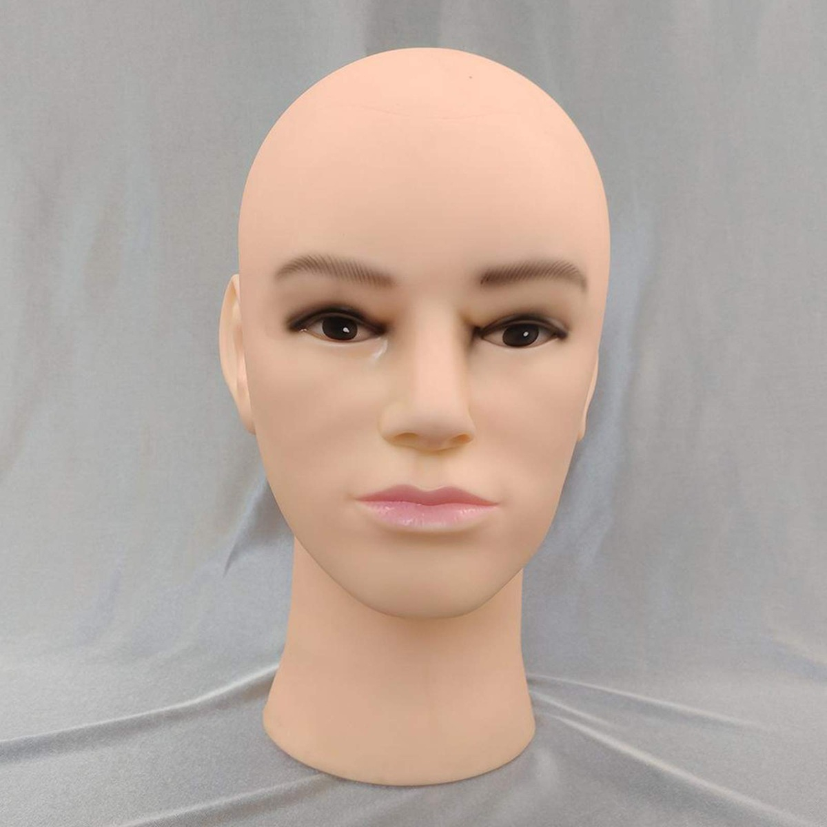 CABEZA MANIQUÍ CALVO PELUCA COSMETOLOGÍA PROFESIONAL JHN - 4