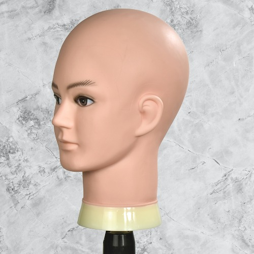 CABEZA MANIQUÍ CALVO PELUCA COSMETOLOGÍA PROFESIONAL JHN - 8