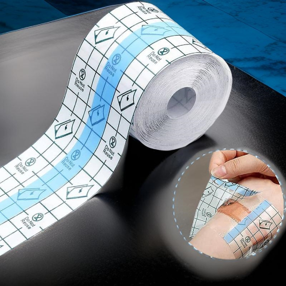 SET 2 PARCHES ADHESIVO IMPERMEABLE 5CM X 10 M HERIDAS LAU - 8