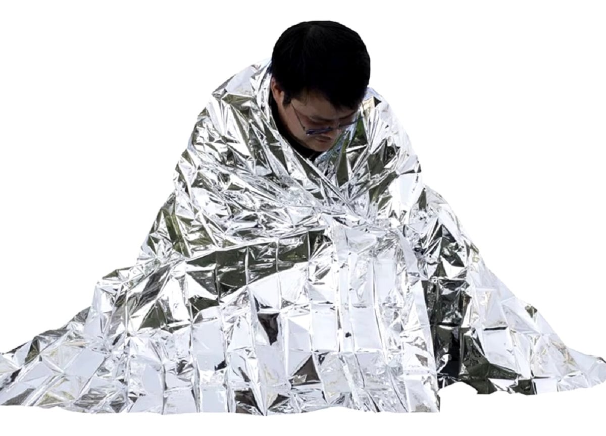 SET 10 MANTAS TERMICA RESISTENTE IMPERMEABLE CAMPING LAU - 1