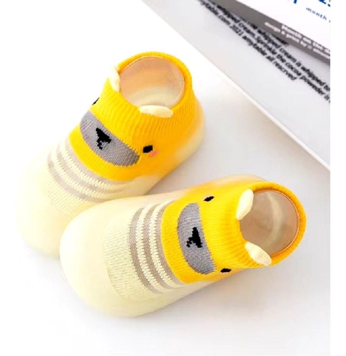 SET DE 2 ZAPATO CALCETÍN ANTIDESLIZANTE BEBÉ SUAVE JHN - 8