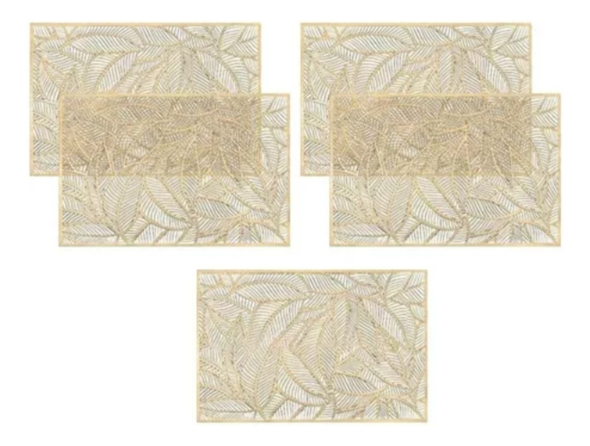 SET DE 10 MANTELES INDIVIDUALES HUECOS MESA COMEDOR JHN - 5