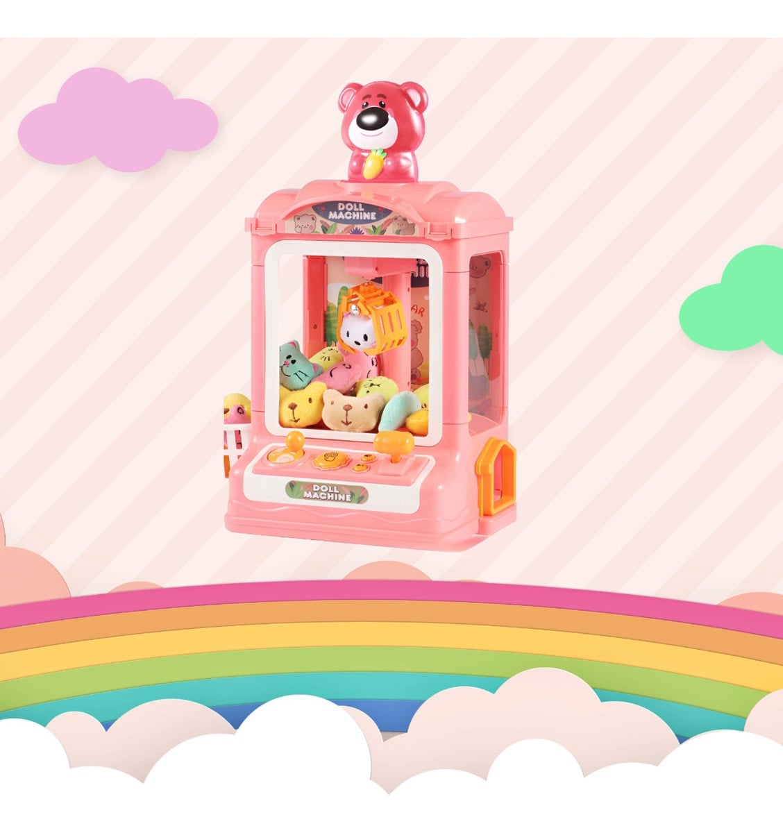 MÁQUINA GARRA JUGUETES SC AGARRA PELUCHE DIVERTIDAD LAU - 2