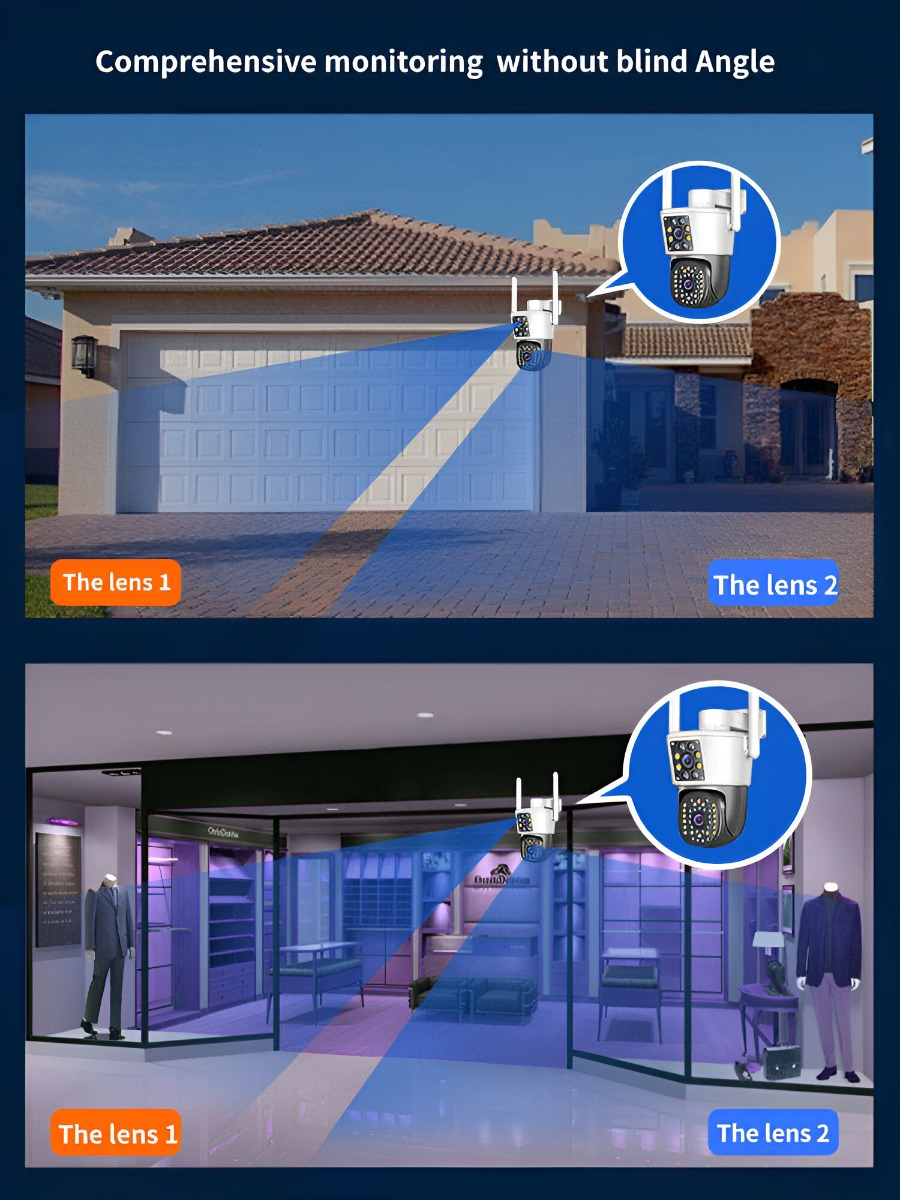 CÁMARA SEGURIDAD SC CAMARA SEGURIDAD ULTRA PRO WI-FI VIGILANCIA TIENDA HOGAR LAU - 10
