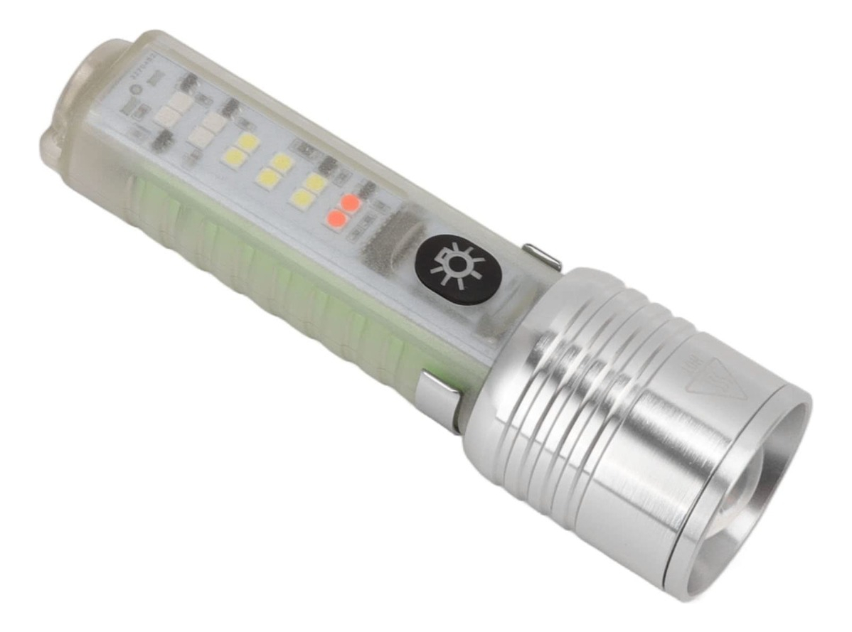 SET SC LED 2 LINTERNA MINI RECARGABLE DOBLE CAMPING LAU - 2