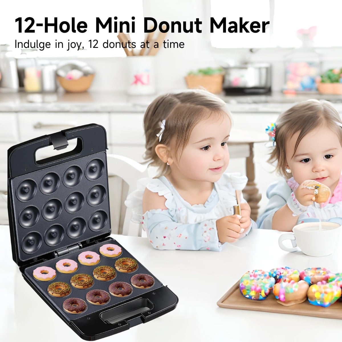 MAQUINA DONUTS SC 12 PCS 1400W HORNEA FIESTA COCINA LAU - 2