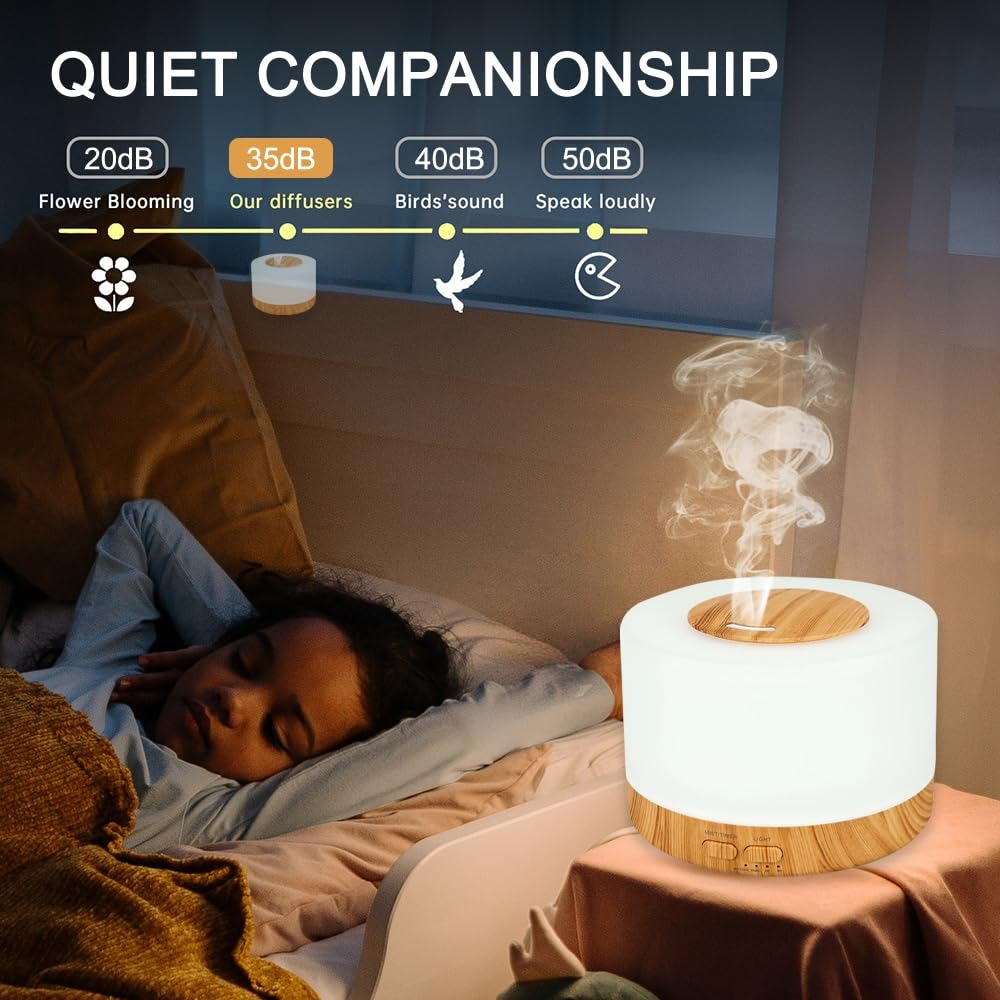 HUMIDIFICADOR WOOD CRAIN DIFUSOR AROMATICO HOGAR LAU - 5