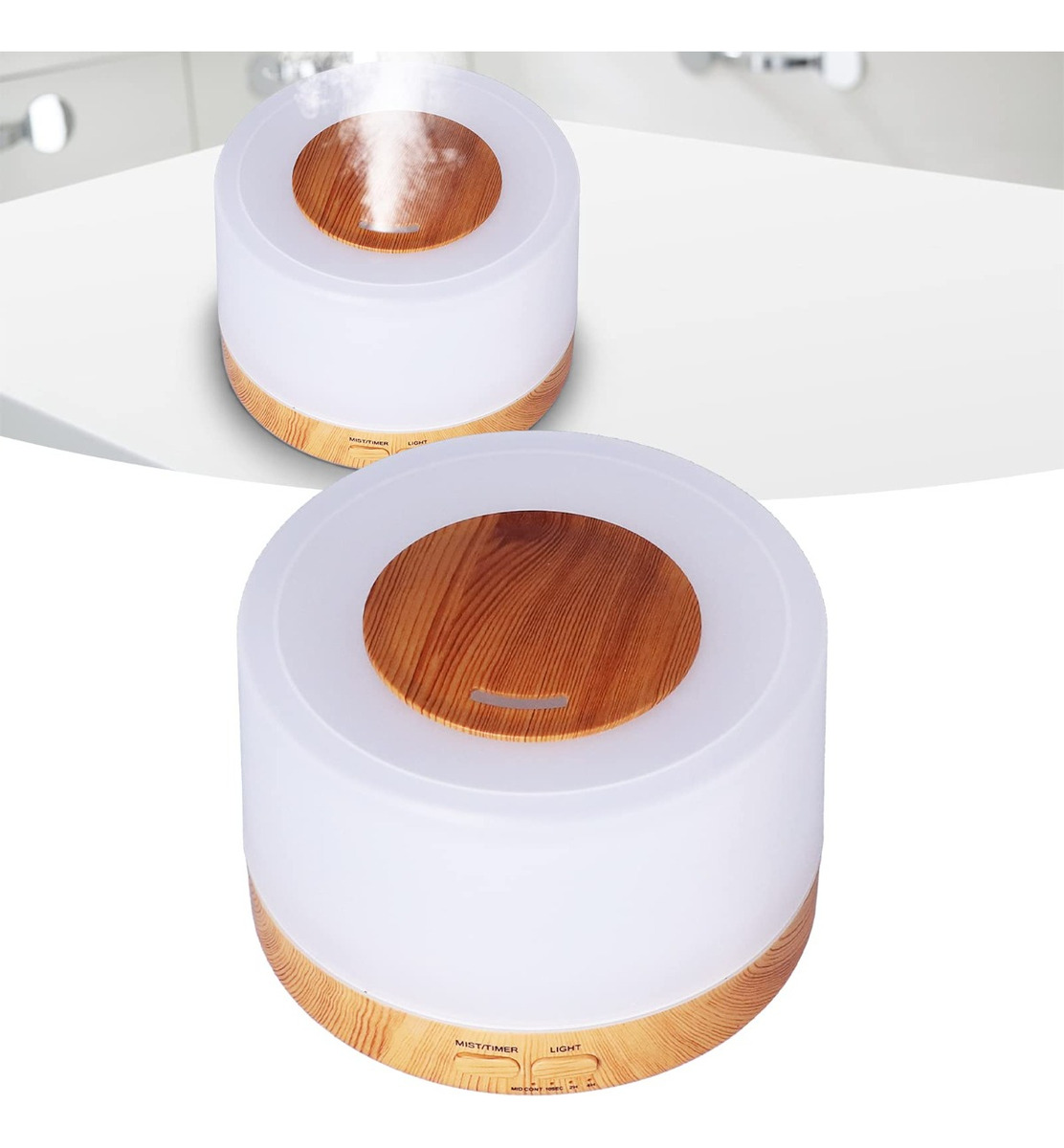 HUMIDIFICADOR WOOD CRAIN DIFUSOR AROMATICO HOGAR LAU - 9