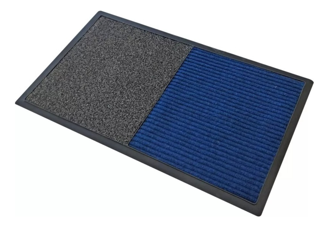 ALFOMBRA CONTEMPORÁNEA MODERNA SANITIZANTE DESINFECTA SECA PEDILUVIOS CALZADO JHN 60 X 90 CM - 1