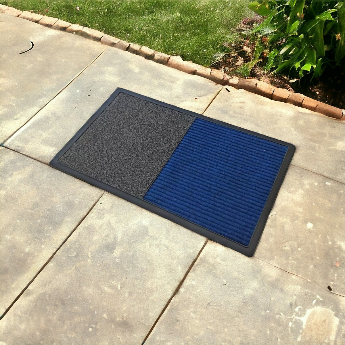 ALFOMBRA CONTEMPORÁNEA MODERNA SANITIZANTE DESINFECTA SECA PEDILUVIOS CALZADO JHN 60 X 90 CM - 2