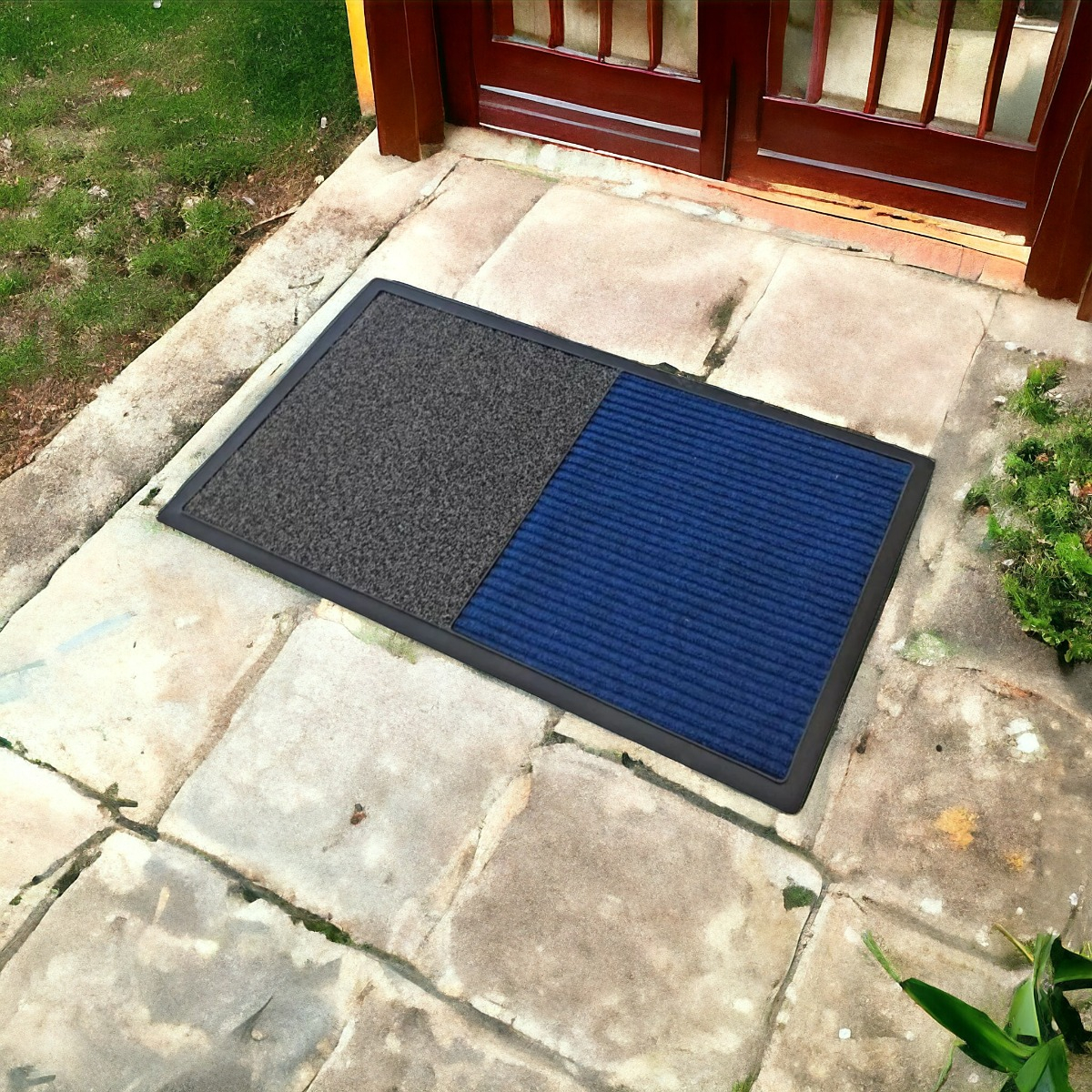 ALFOMBRA CONTEMPORÁNEA MODERNA SANITIZANTE DESINFECTA SECA PEDILUVIOS CALZADO JHN 60 X 90 CM - 7