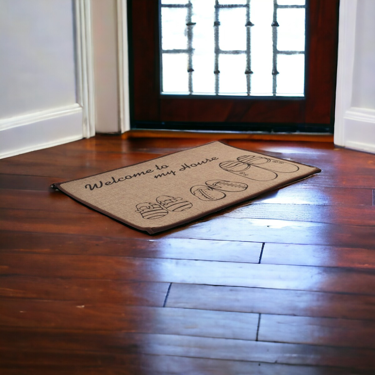 SET 3 ALFOMBRA CONTEMPORÁNEA MODERNA PASILLO ANTIDESLIZANTE TAPETE INTERIOR JHN 60 X 40 CM - 5